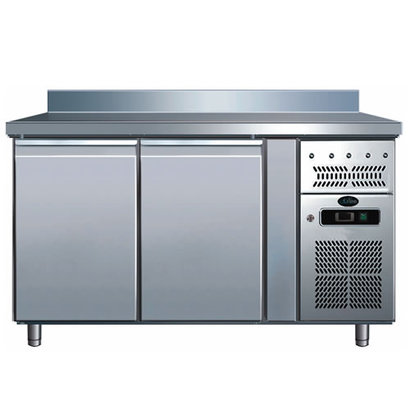 Tavolo frigo per gastronomia 4 porte alzatina Prof. 700 mm - mod